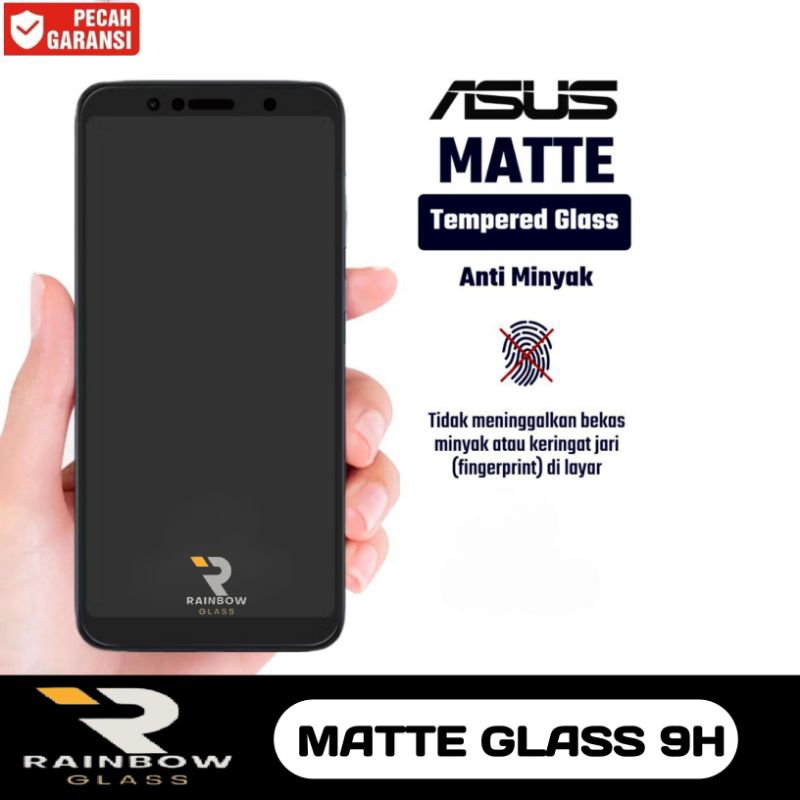Matte Glass Full Layar Asus Zenfone 6 Max Pro M1 Max Pro M2 Anti Gores Anti Minyak Full Layar