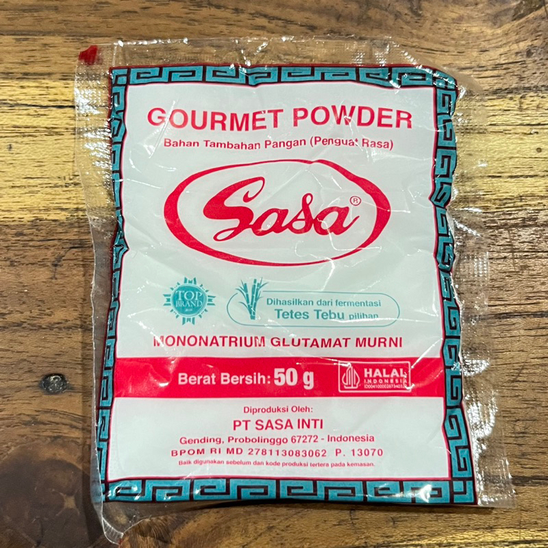 

Sasa (50g) Bahan Tambahan Pangan (Penguat Rasa)