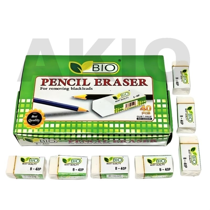 

Penghapus Pensil BIO Warna Putih Murah Lucu Eraser BERKUALITAS