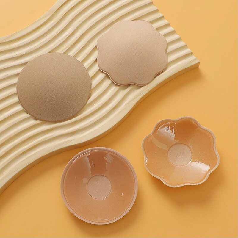 Nipple cover pad silicone silikon penutup puting payudara bra pad reusable bra tempel invisible bra