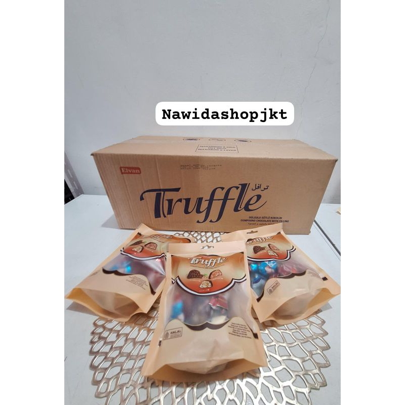 

Cokelat Truffle Turki isi 24 pcs ukuran 120gr rasa Mixed