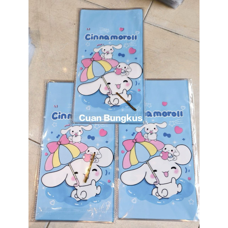 

Plastik Snack Ulang Tahun (ultah) / Plastik Karakter / Plastik OPP CINNAMOROLL 10 pcs