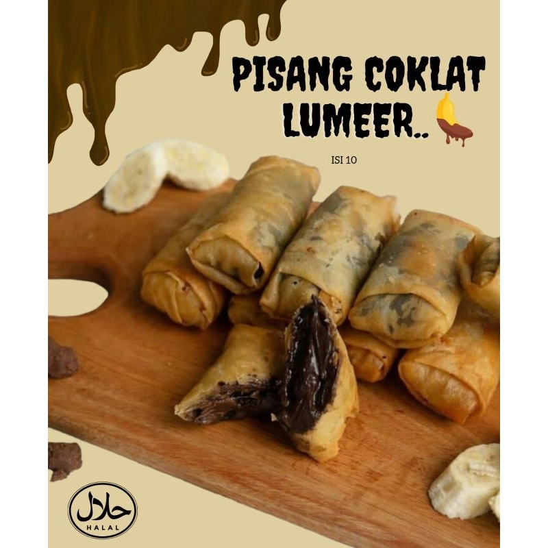 

PISCOK LUMER | Isi 10 | Kemasan Vakum pisang coklat lumerr