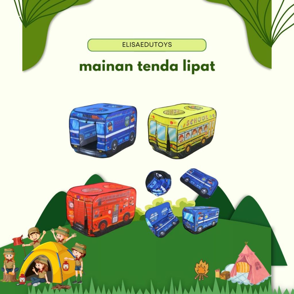 mainan tenda anak bus
