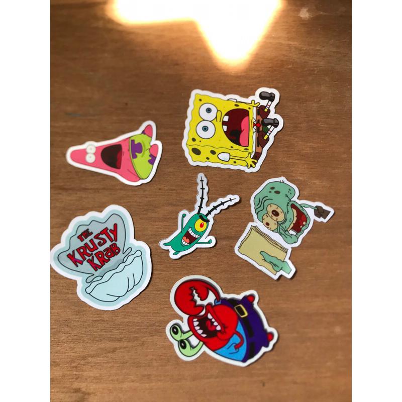 

STICKER PACK SPONSBOB SERIES