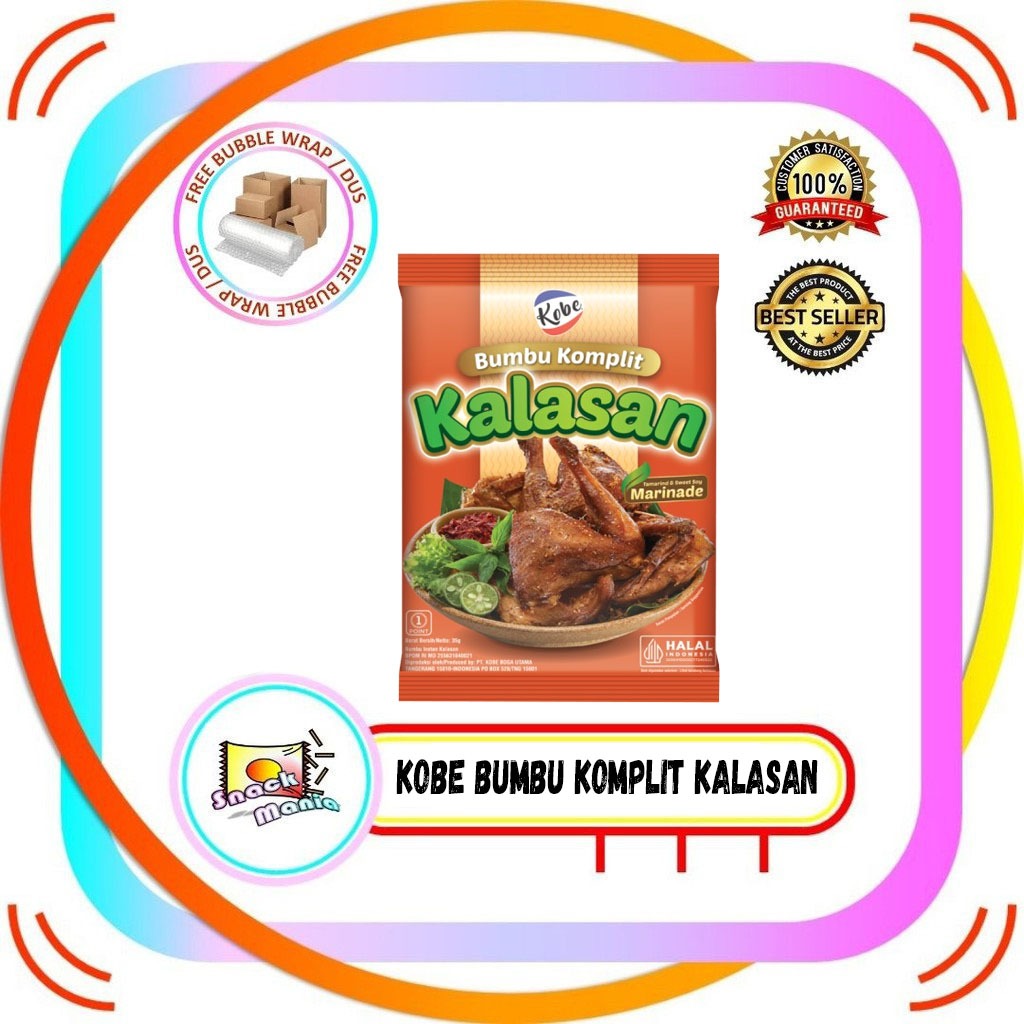 

Kobe Bumbu Komplit Ayam Kalasan ~ 35 gr Sachet