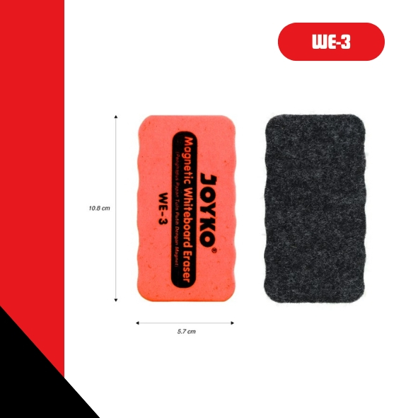 

(PCS) Penghapus Joyko WE-3 / Whiteboard Eraser Penghapus Papan Tulis Putih Joyko WE-3 Magnet