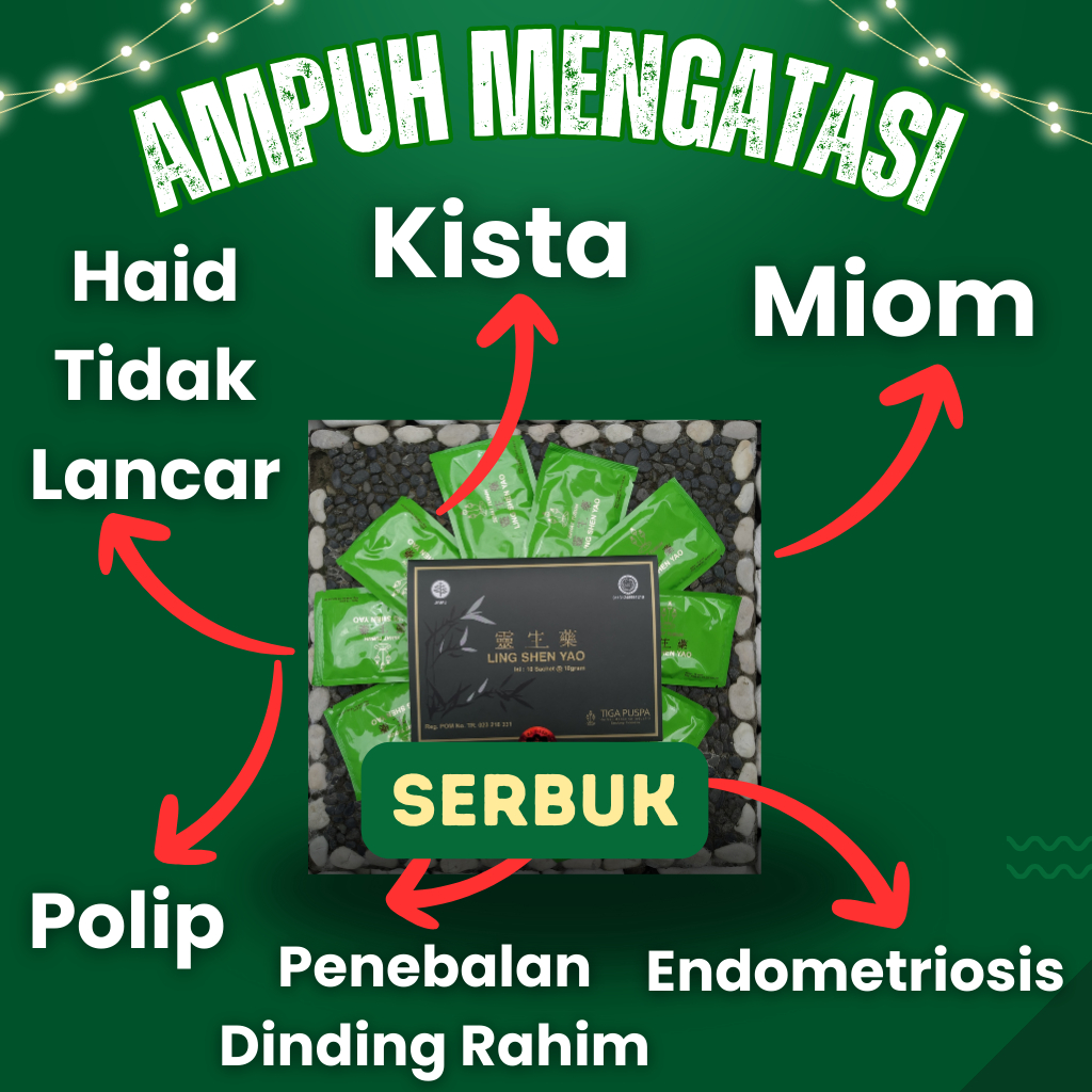 

Ling Shen Yao | Obat kista - Obat Miom - Haid Tidak Lancar -Penebalan Dinding Rahim -Polip (Serbuk)