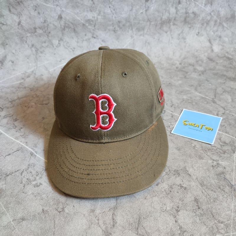 topi mlb boston red sox second original