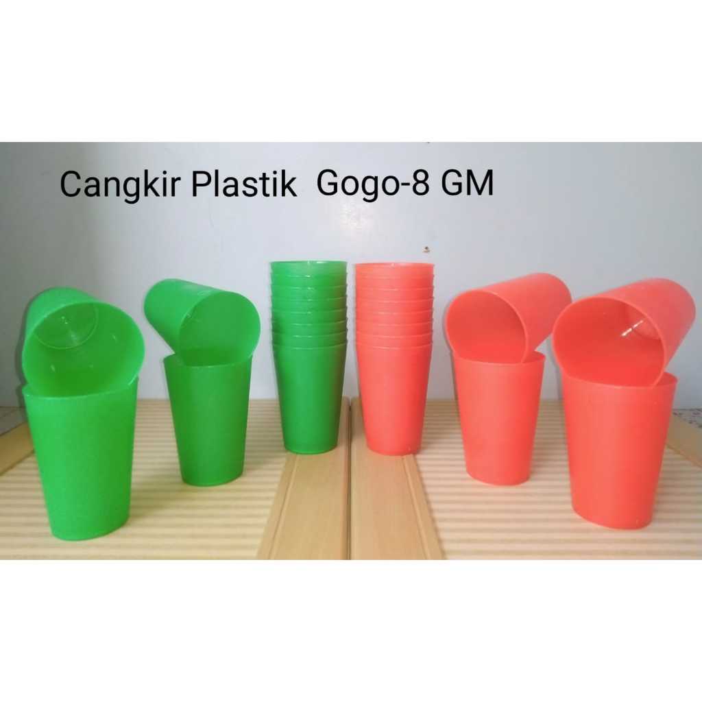 Cangkir Plastik Gogo-8 - Duralex-8 / Gajah Mada  / Plastik