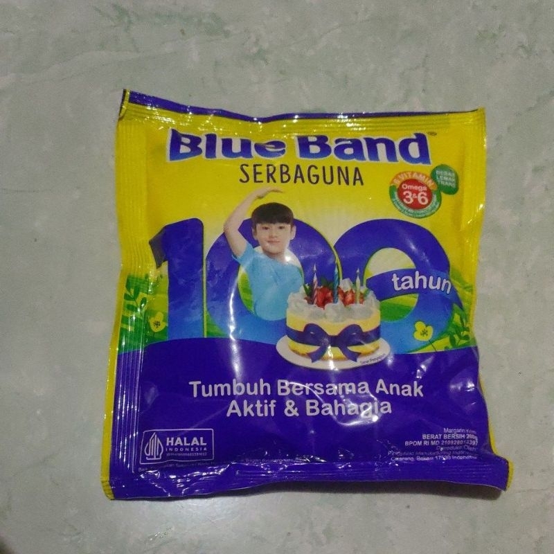 

Blue band serbaguna kemasan 200gram