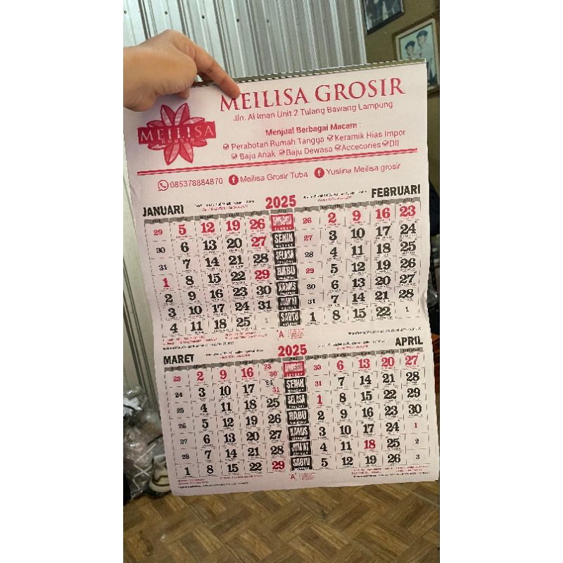 

Kalender 2025 HVS 3 Lembar