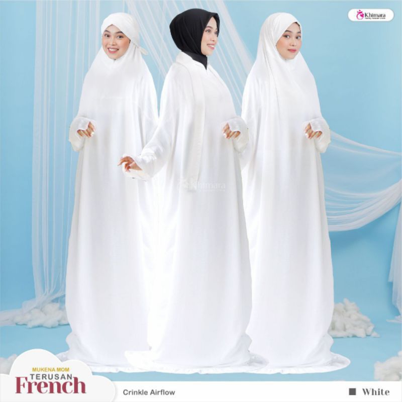 Mukena Terusan French by Khimara