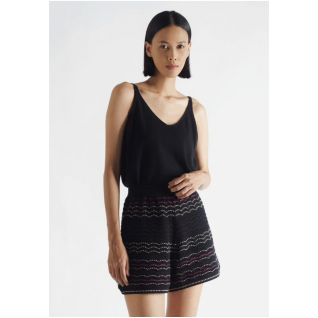 DUMA X NAGITA - PRIYA SHORT BLACK FUSCHIA