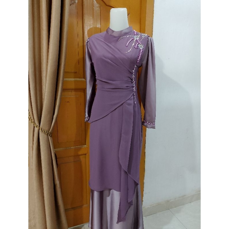 Gaun Pesta / Dress Pesta / Gaun Pengantin / Dress Kondangan / Gaun Duyung / gaun Payet akar / gaun w