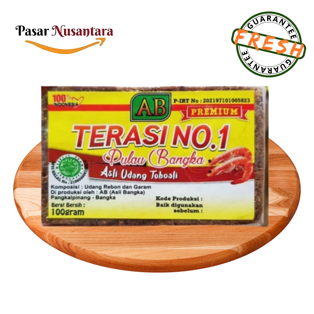 

Terasi bangka AB Asli 100gr - Pasar Nusantara