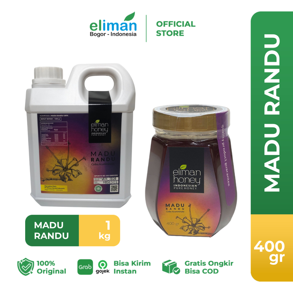 

ELIMAN - Madu Randu 100% Madu Murni Untuk Thypus
