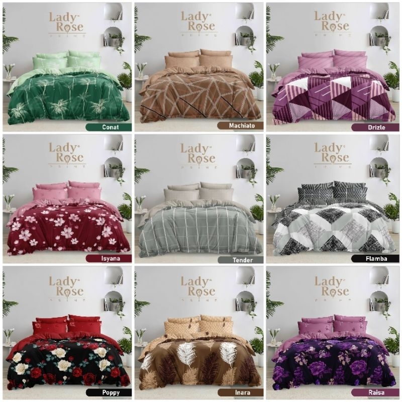 Bedcover lady rose 160x200 Bedcover Set / Bedcover Ladyrose 160x200