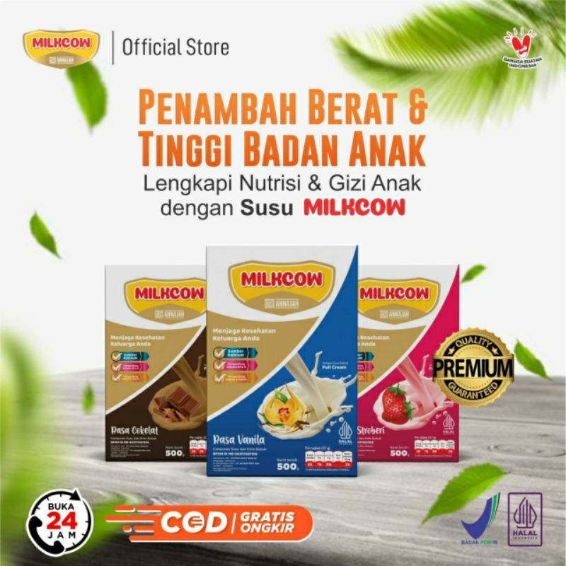 

PROMO HEMAT ISI 2 MILKCOW Susu Penggemuk penambah Berat Badan Penambah Napsu Makan Anak BPOM 1 KG