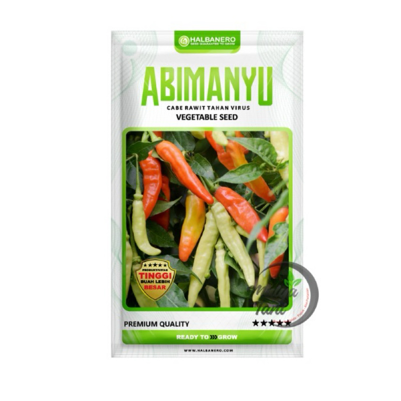 Benih Cabe Abimanyu Halbanero 10gram Tahan Virus Gemini