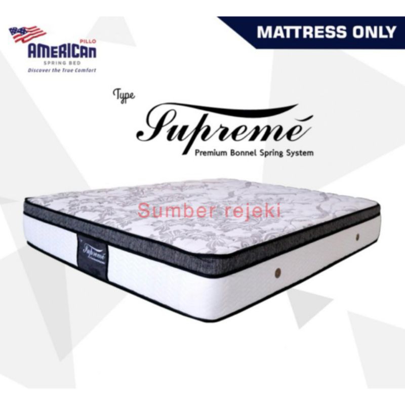 american pillo supreme comfort top 180 x 200 matras springbed 180 kasur spring bed 180x200 matrass