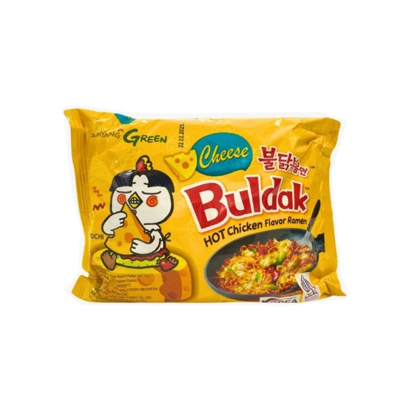 

SAMYANG MIE INSTAN RAMEN AYAM PEDAS BLUDAK CHEESE 140G/MIE INSTAN ENAK