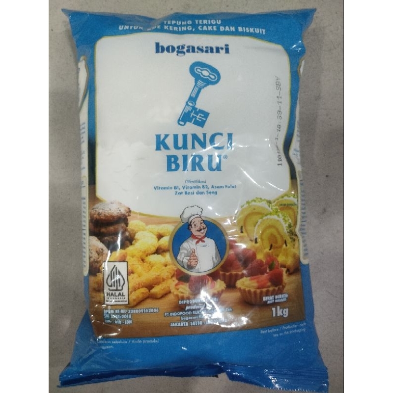 

Tepung terigu kunci biru 1kg