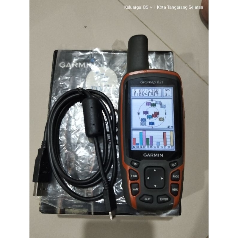 GPS Garmin 62s | Garmin 62s | Gpsmap Garmin 62s lengkap