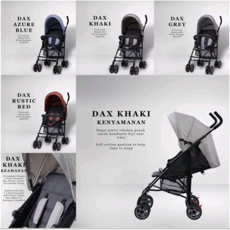 Care Baby Dax Stroller Stroler Kereta Dorong Bayi Baru Lahir