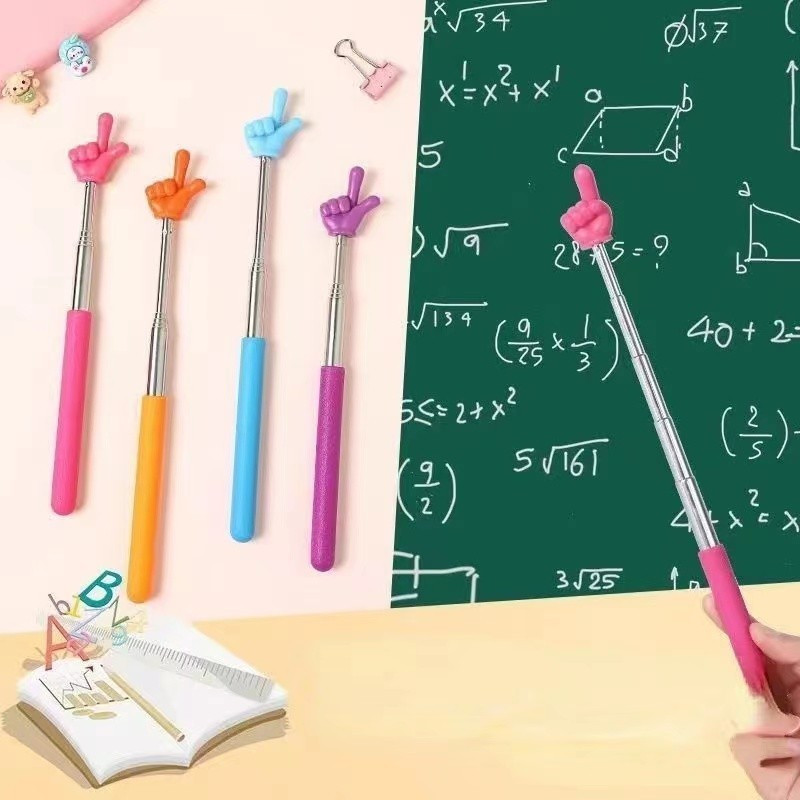 

POM Tongkat Alat Pengajaran / Penunjuk Papan Tulis Jari Teleskopik Pengajaran Tongkat Penunjuk Papan Tulis Praktis