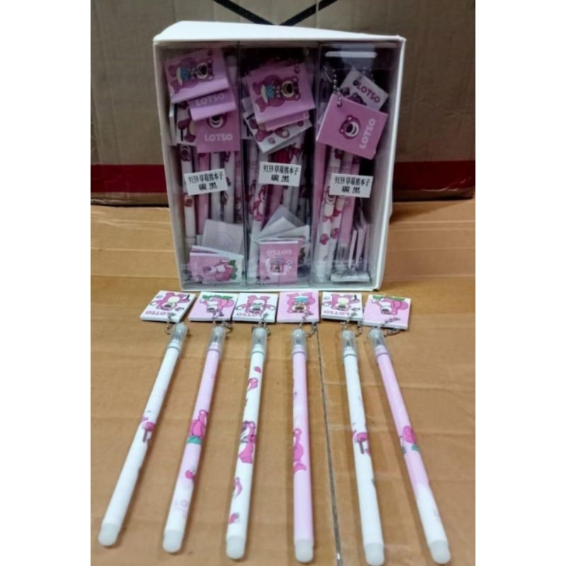 

12pcs Pulpen Lotso Gantungan Buku Memo Mini