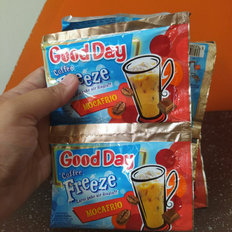 

Kopi Good Day Freeze Mocafrio (1renceng isi 10sachet)