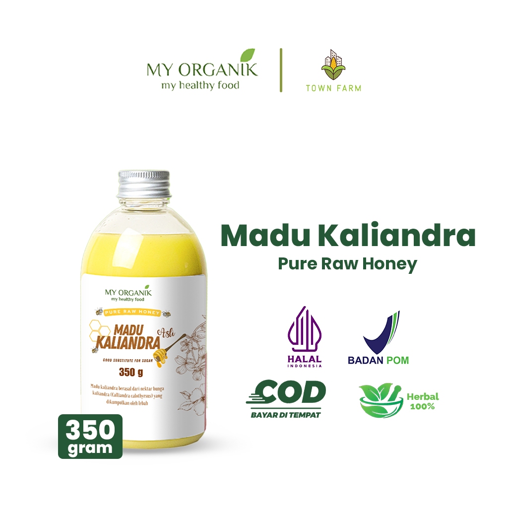

My Organik Madu Murni Kaliandra 350 Gr Raw Honey Premium Asli 100% Tanpa Campuran Original