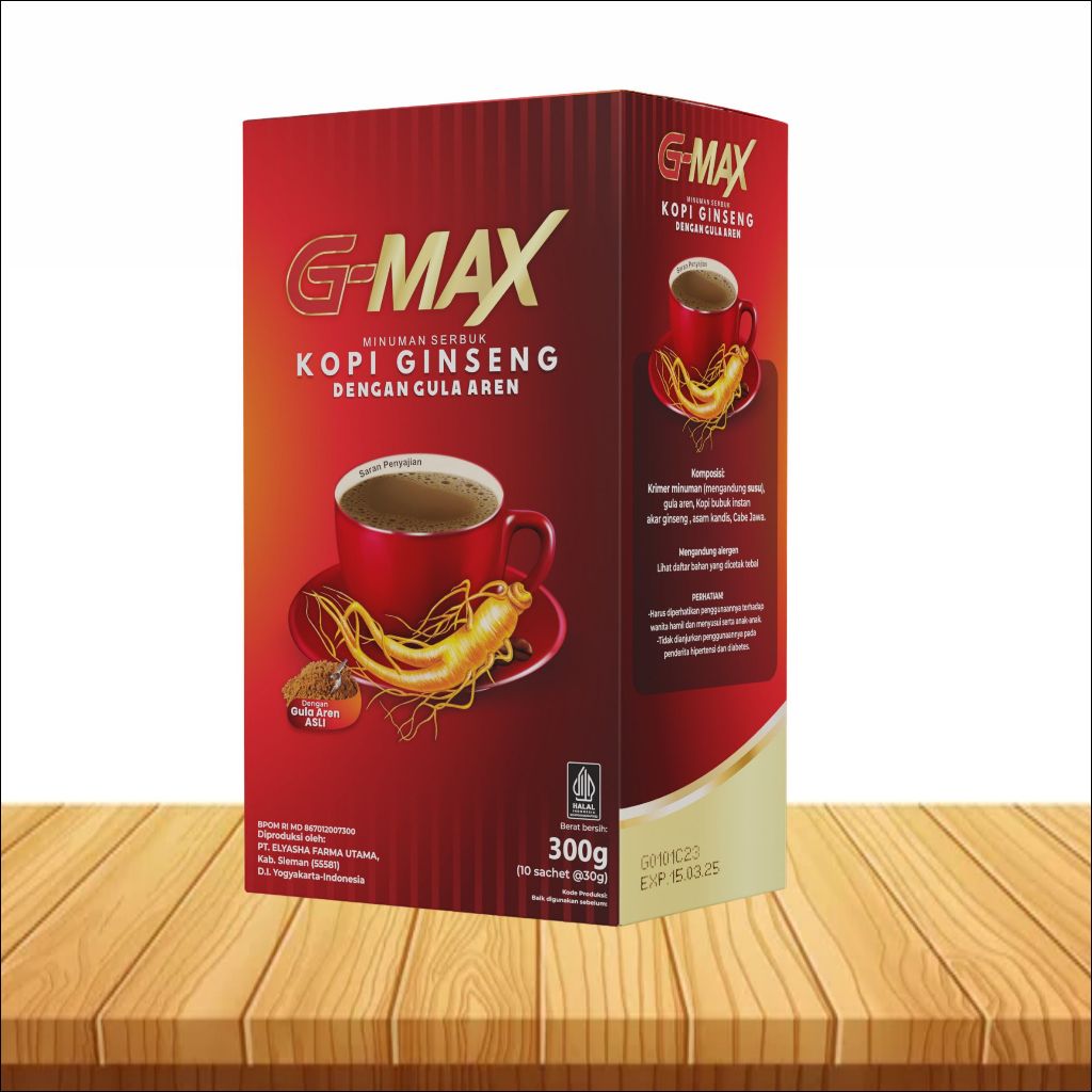 

KOPI G-MAX-Kopi gingseng meningkatkan stamina (100 % AMAN DAN BPOM)