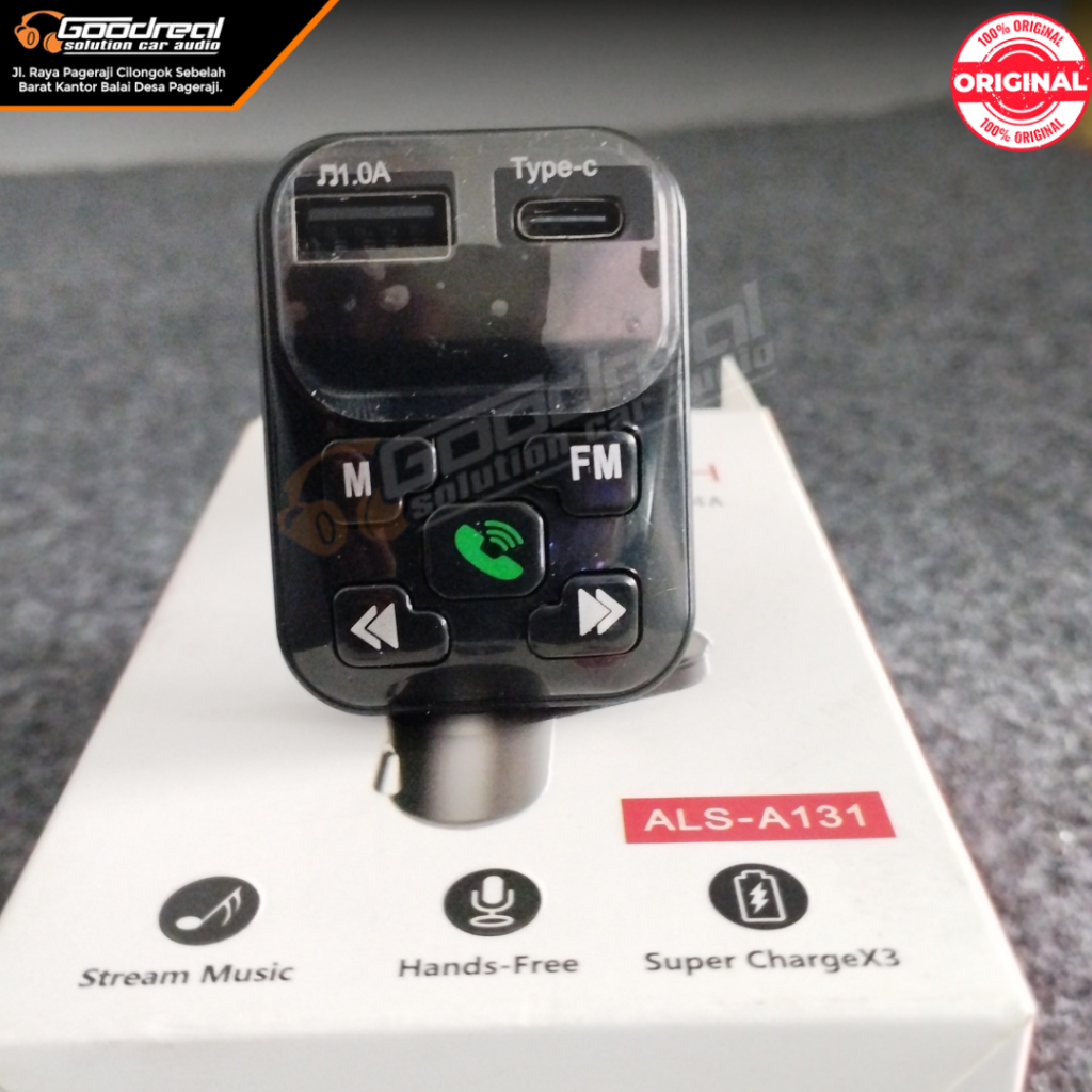 FM MODULATOR BLUETOOTH ALLISON Dual USB RECEIVER MOBIL