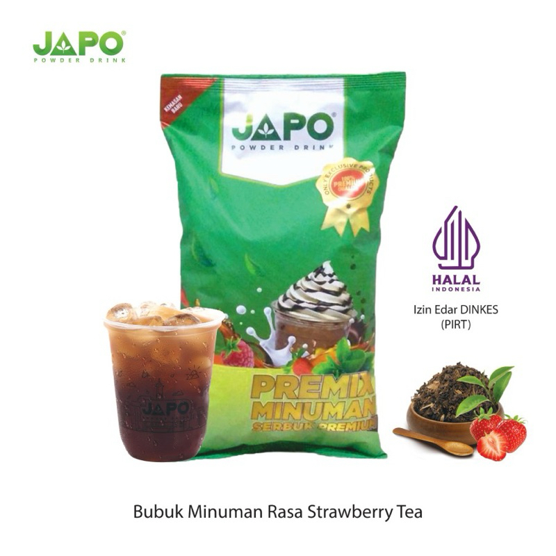 

Bubuk Premium JAPO - Strawberry Tea
