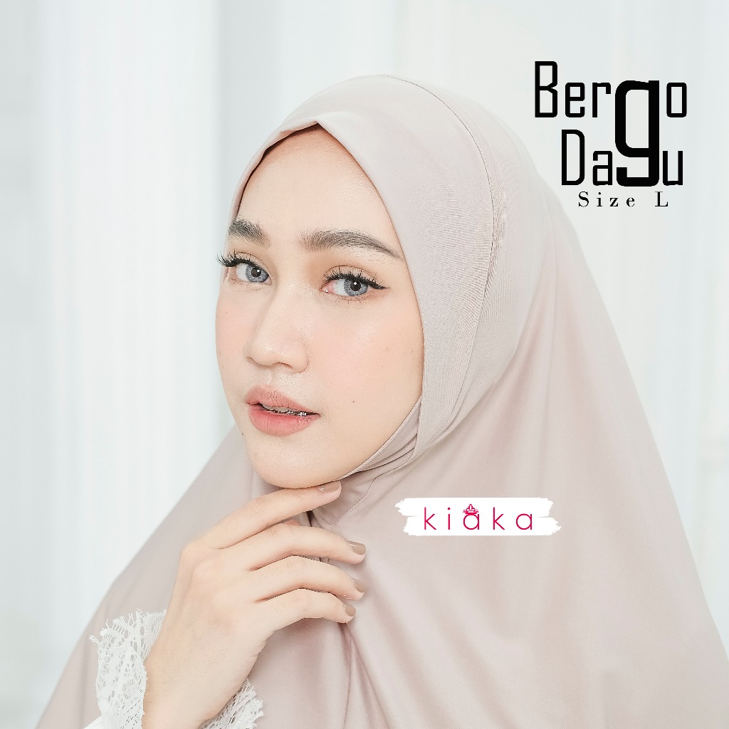 Kiaka - Hijab Dagu Size L Malay Antem Bergo Inara