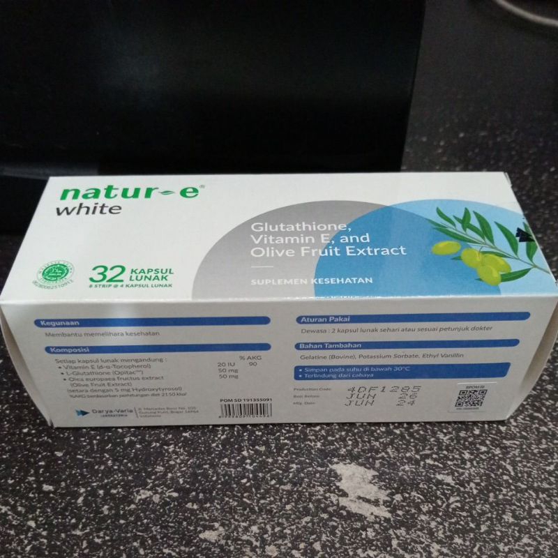 NATUR e white 32 kapsul