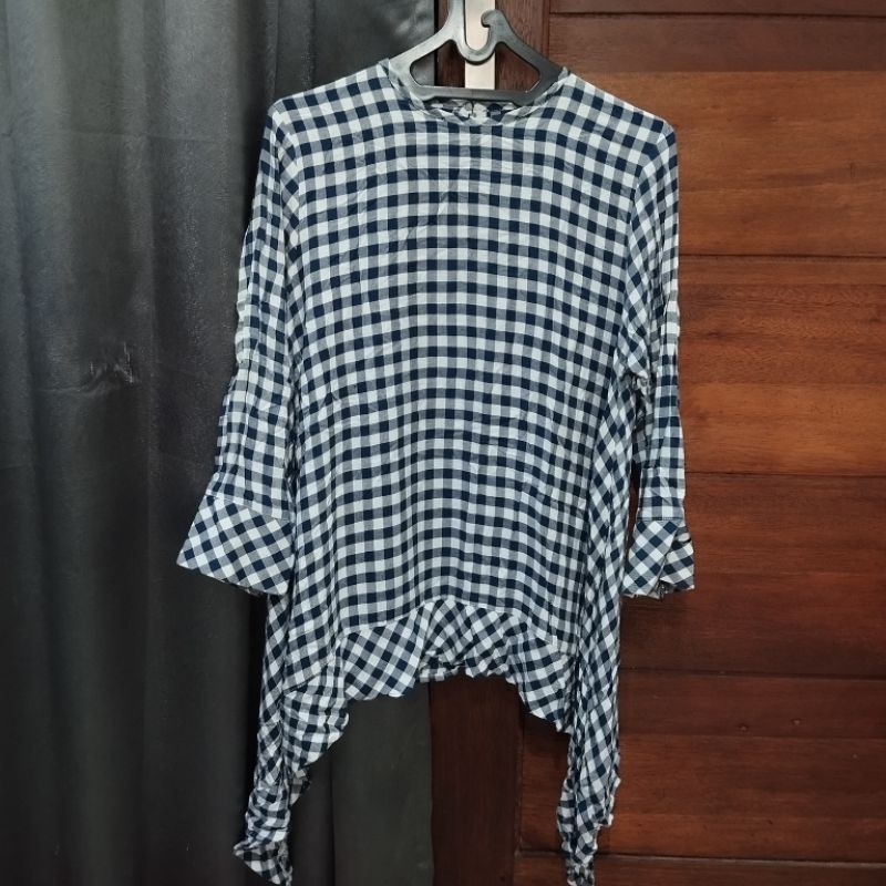 Blouse Navy Preloved