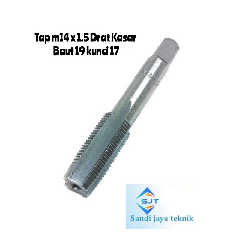 Tap Baut Drat Kunci 19 Tap m14x1.5 Drat Kasar Bukan Yamawa OSG