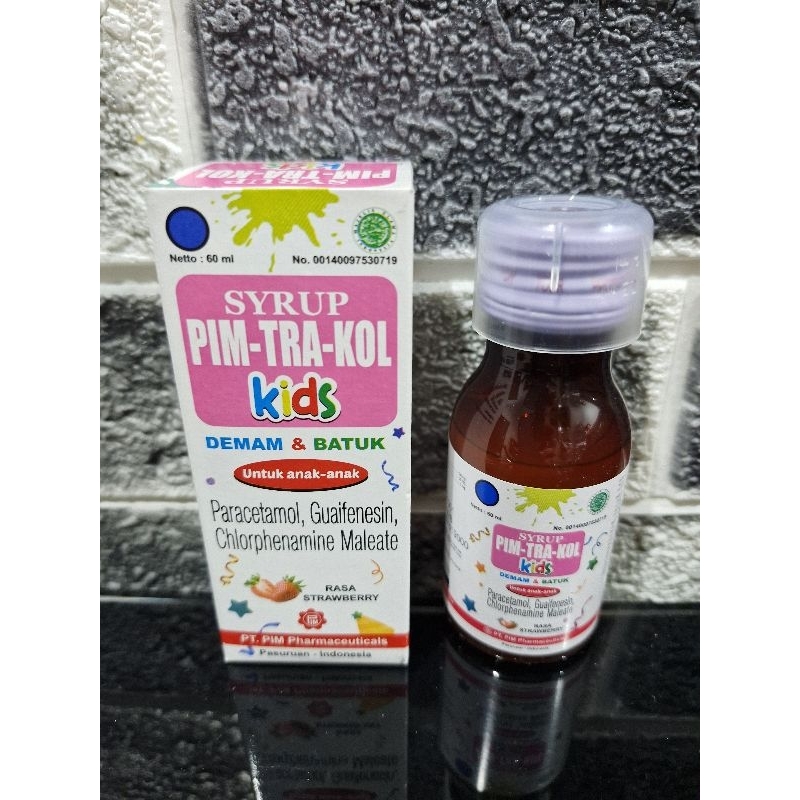 PIMTRAKOL KIDS SIRUP 60 ML - Obat Demam dan Batuk