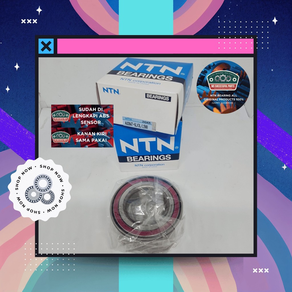 BEARING RODA DEPAN MAZDA 2 / FORD FIESTA SENSOR ABS JAPAN