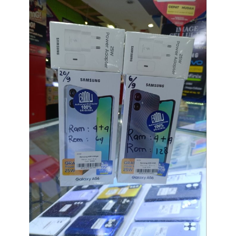 SAMSUNG A06 RAM 4/128 BARU GARANSI RESMI