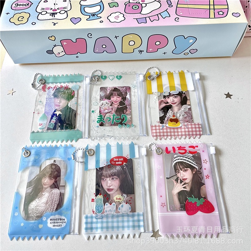 

CAHOL ZIPLOCK CLEAR CUTE/ CARD HOLDER PHOTOCARD