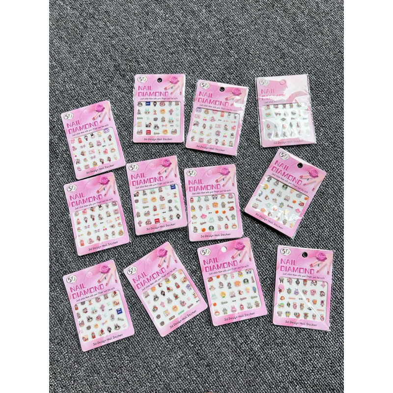 

(INSTANT SAMEDAY) STICKER KUKU LABUBU VIRAL ANAK MURAH MERIAH