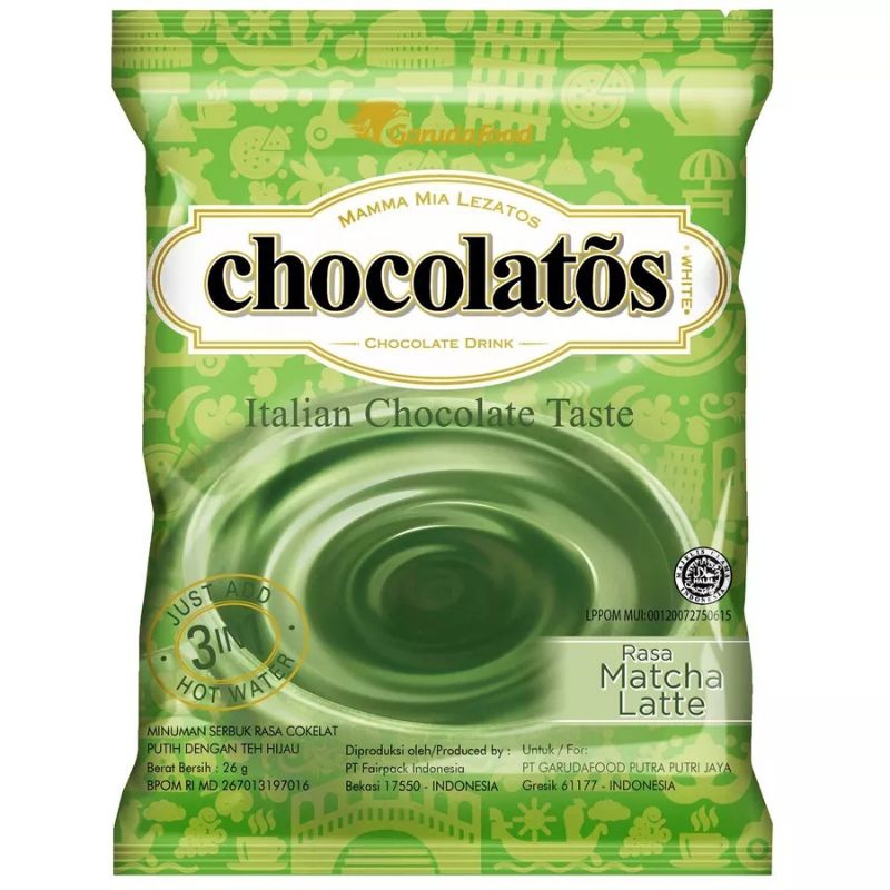 

Chocholatos Matcha Instan Seduh 1 Renteng