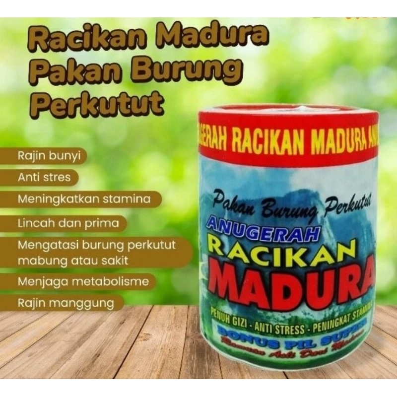 PAKAN RACIKAN MADURA PERKUTUT