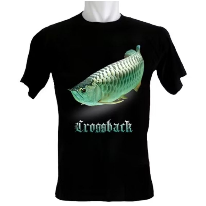KAOS IKAN ARWANA CROSSBACK PECINTA IKAN ARWANA