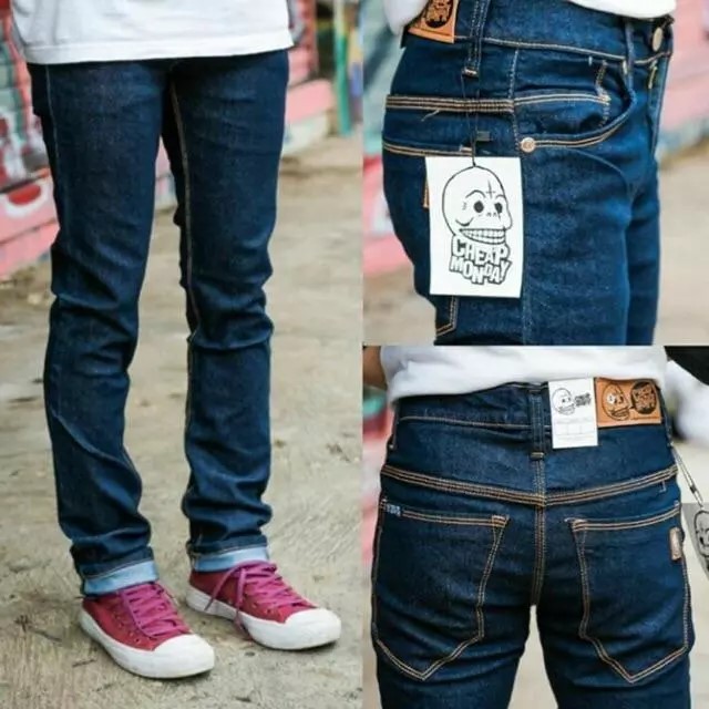 Celana Jeans Pria Cheap Monday Original Slim Fit