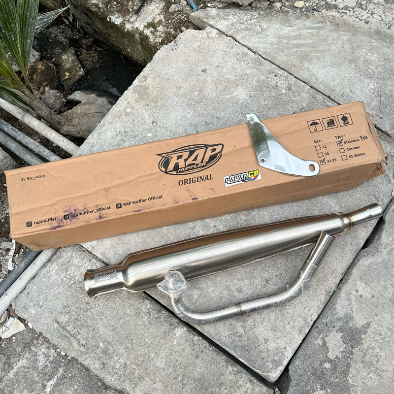 KNALPOT CORBI RAP FULL STAINLES